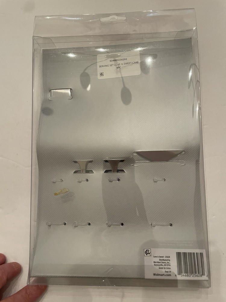CAKE SERVING SET INCLUDES KNIFE,SERVER & 2 FORKS BY WAY TO CELEBRATE!