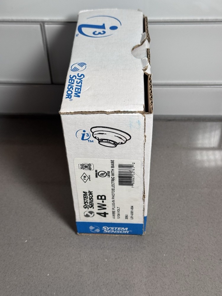 System Sesor 4W-B Smoke Detector (Tested)