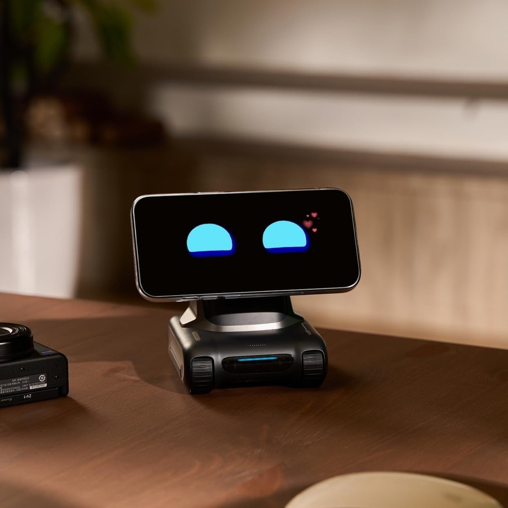 LOOI Robot-Space Black – AI Desktop Companion with Visual Understanding (Objects