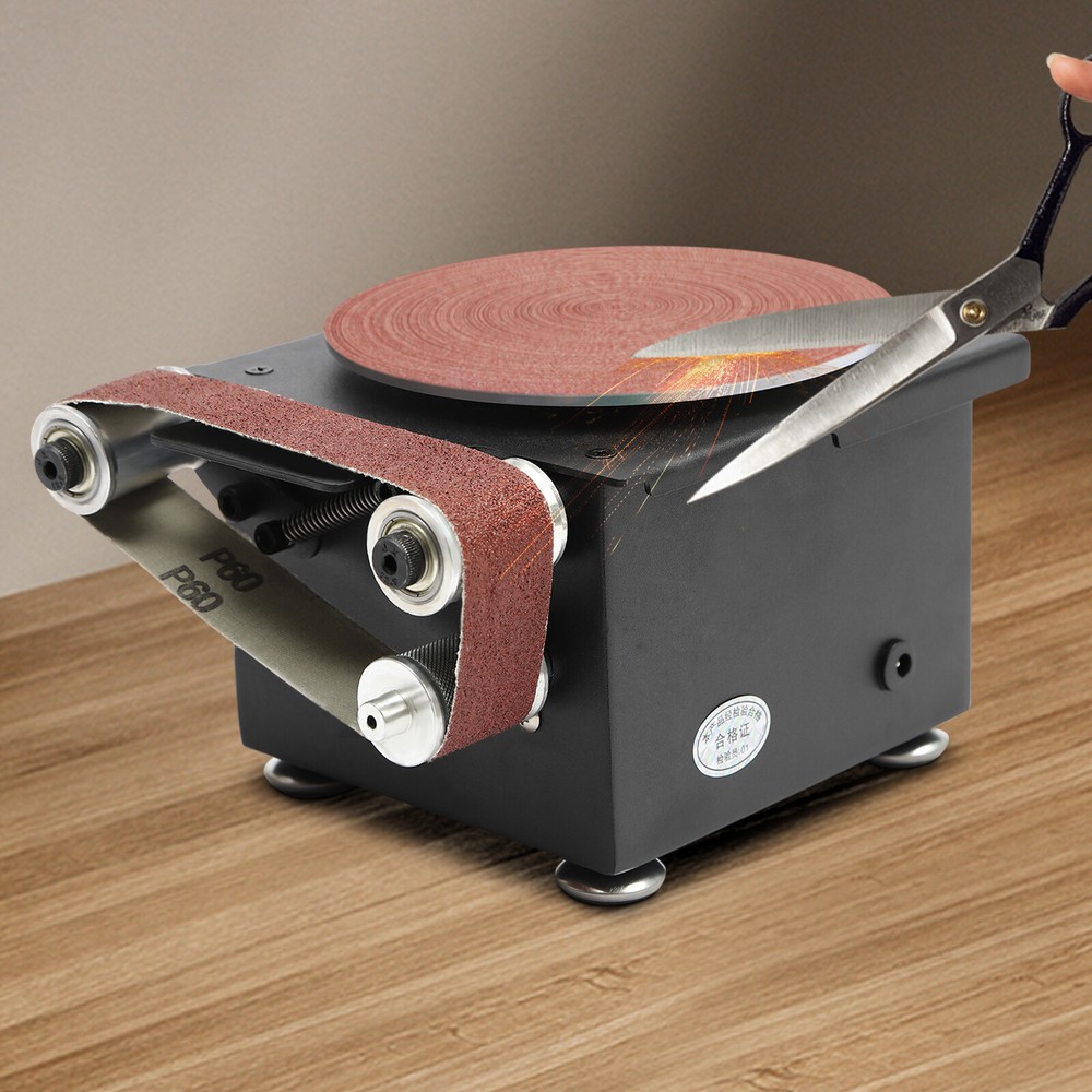 6 inch Electric Disc Sander Machine Edge Sharpener Mini Bench Polisher Tools Kit