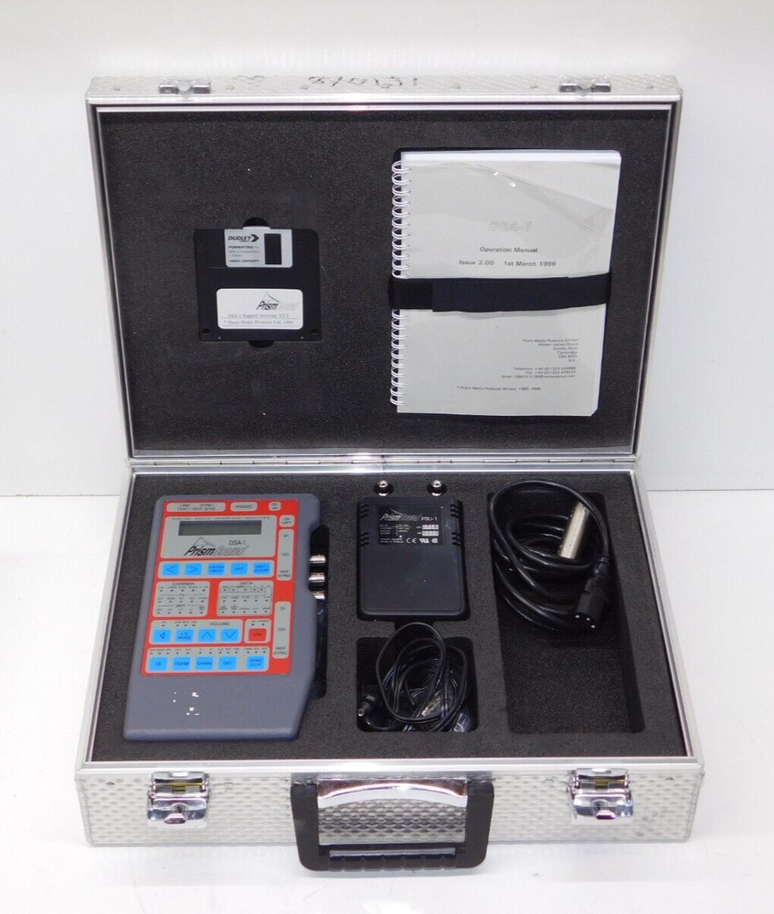 PrismSound DSA-1 Digital Audio Interface AES/EBU Signal Analyzer Generator UK