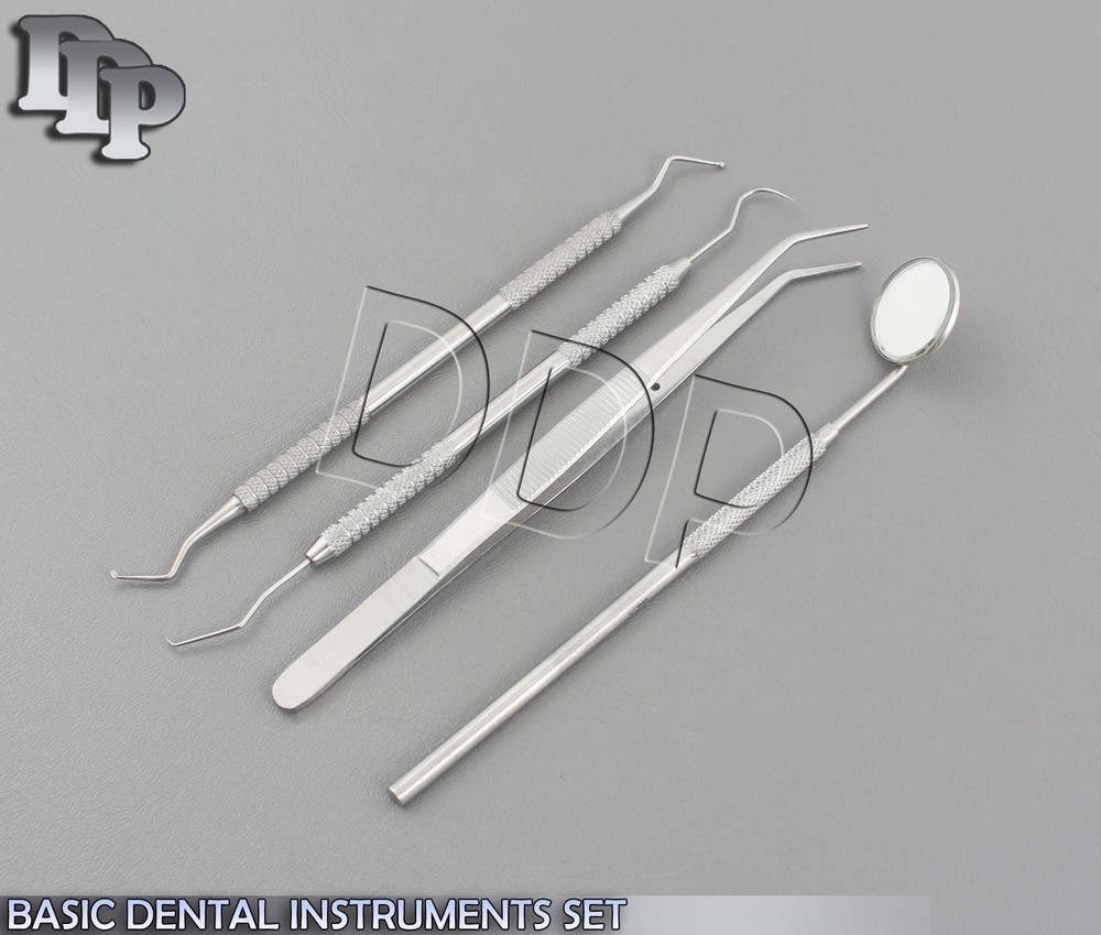 4PCS PROFESSIONAL BASIC DENTAL SET KIT NEW