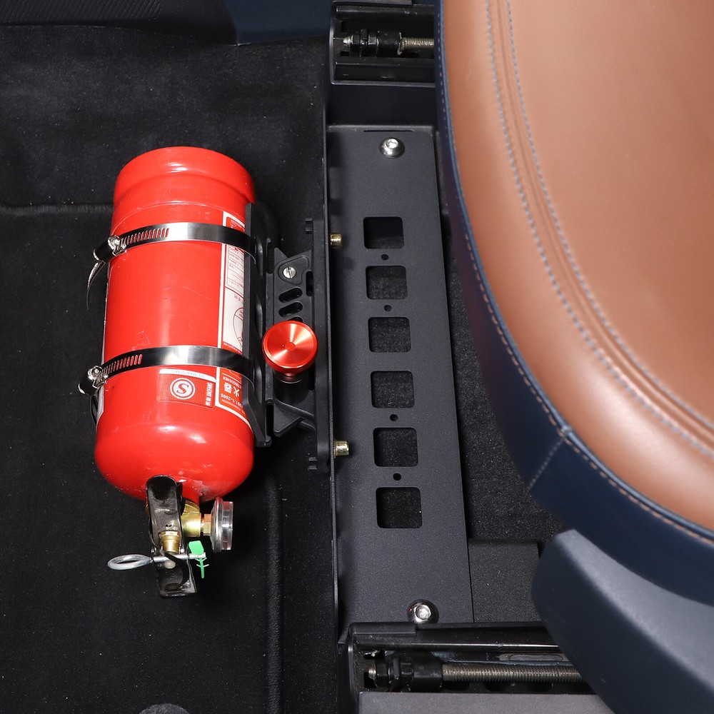Car Roll Bar Fire Extinguisher Holder Mount Bracket Adjustable For FORD Maverick
