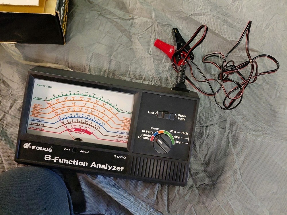 Equus 6 Function Engine Analyzer Barely Used 70s 80s
