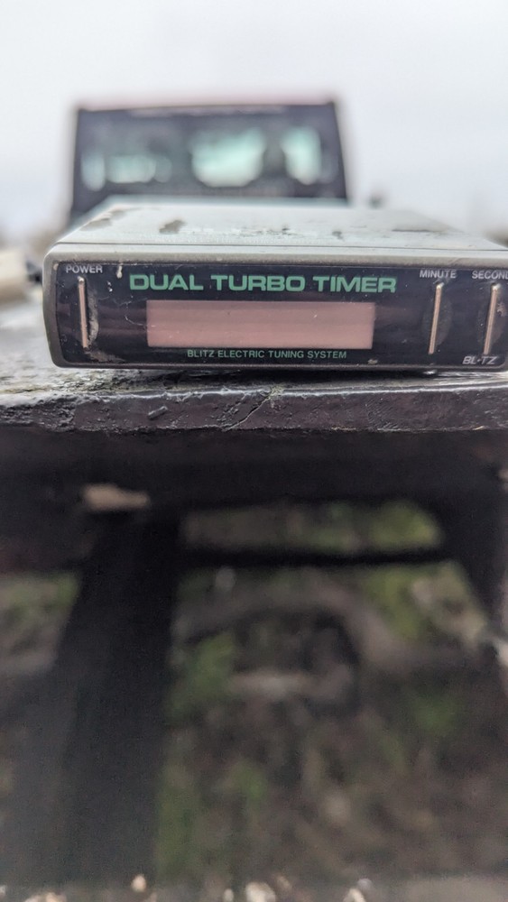 BLITZ DTT Dual turbo timer + BOOST Gauge