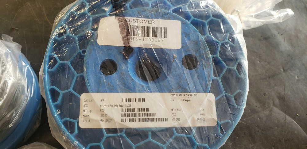 Solar Panel Tabbing Wire 14 lbs 6000' Flat Toledo 3.2x0.127mm