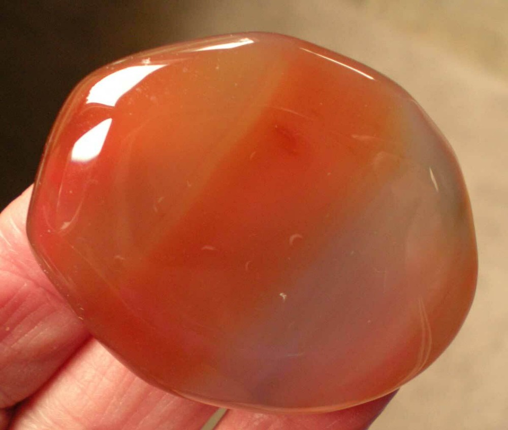 Carnelian Agate Palmstone sc707e