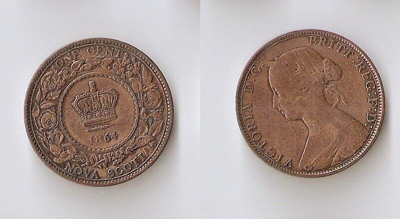 Canada, NOVA SCOTIA, CENT 1864