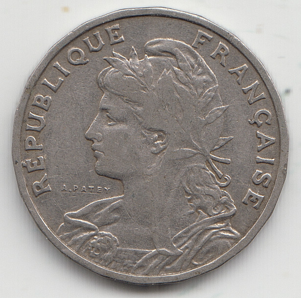 France 25 Centimes 1904 as shown