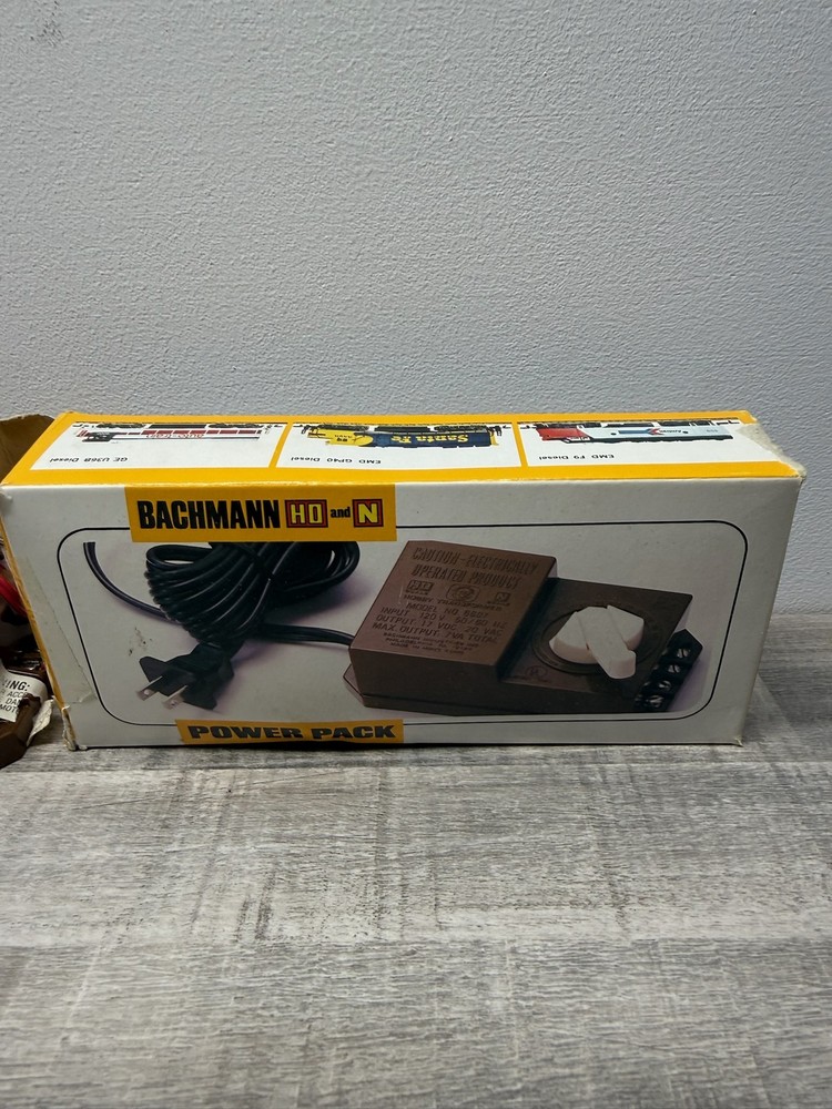 Bachmann HO N Scale Power Pack Model 6607 Analog Train Controller UL Listed