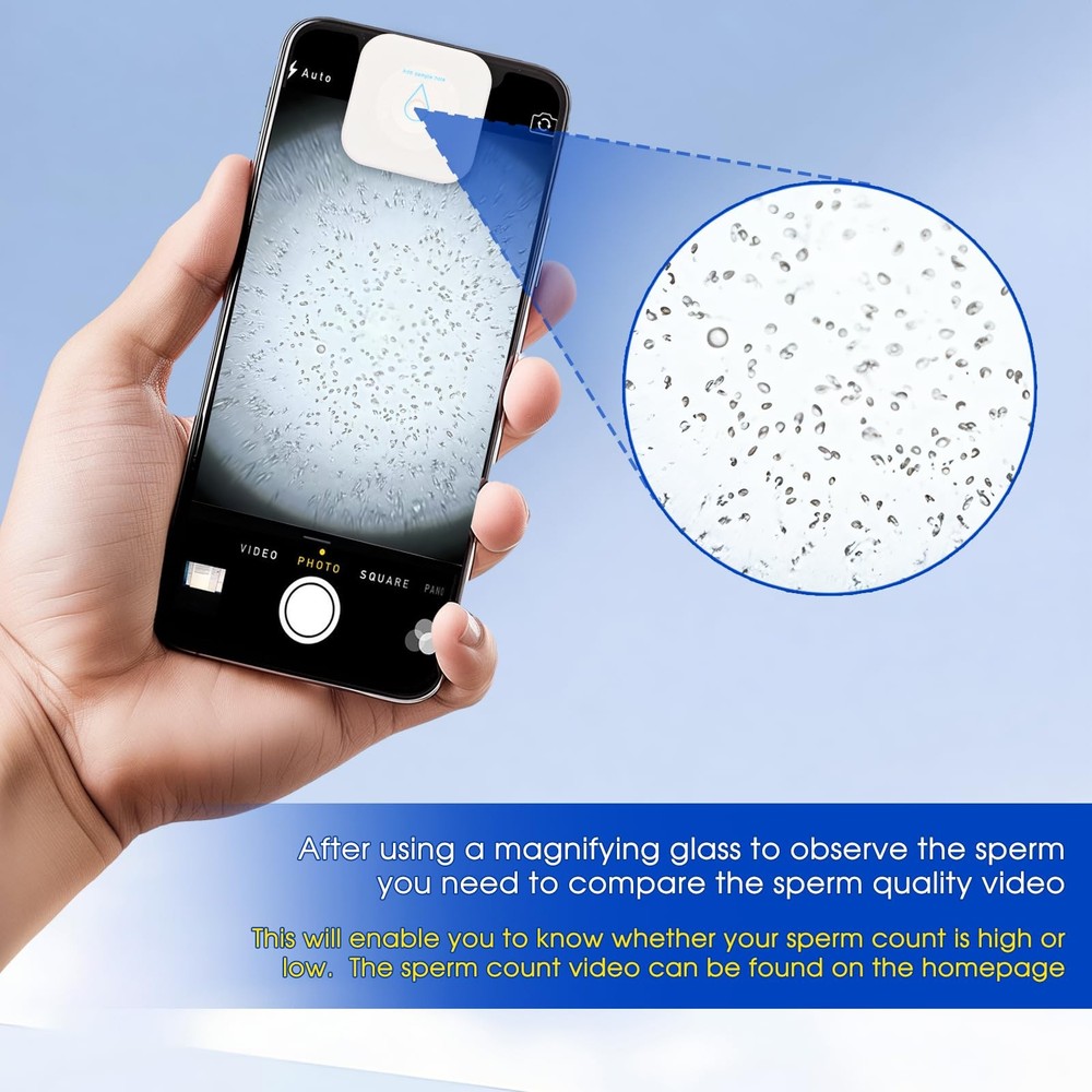 Sperm Microscope for Male Fertility Testing and Rapid Home Analysis