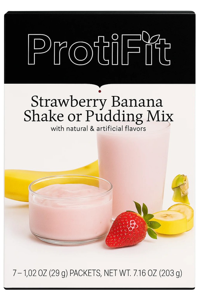 Proti Fit Strawberry Banana Pudding Shake