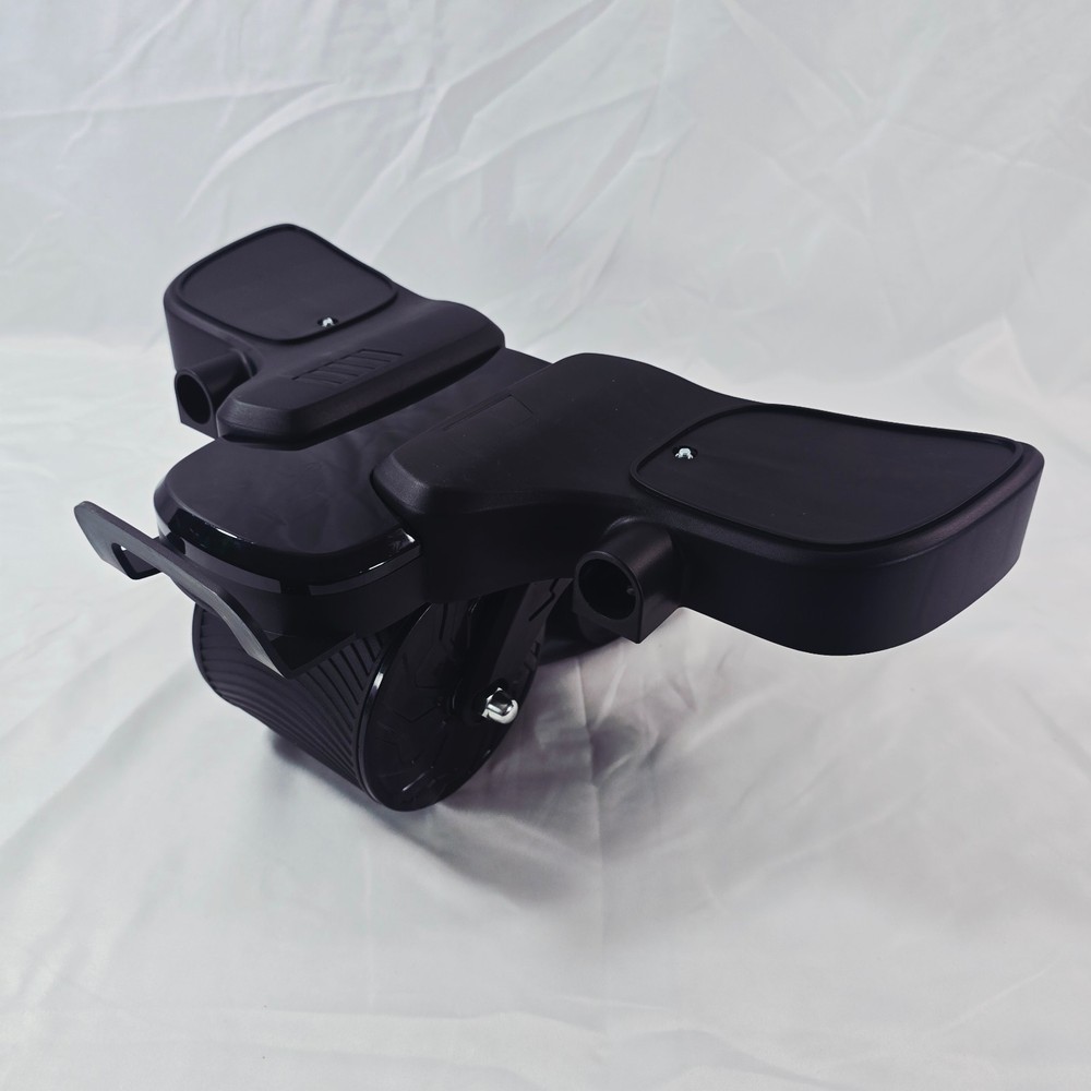 Ab Roller Machine Automatic Rebound Abdominal Trainer Core Workout with Mat Home