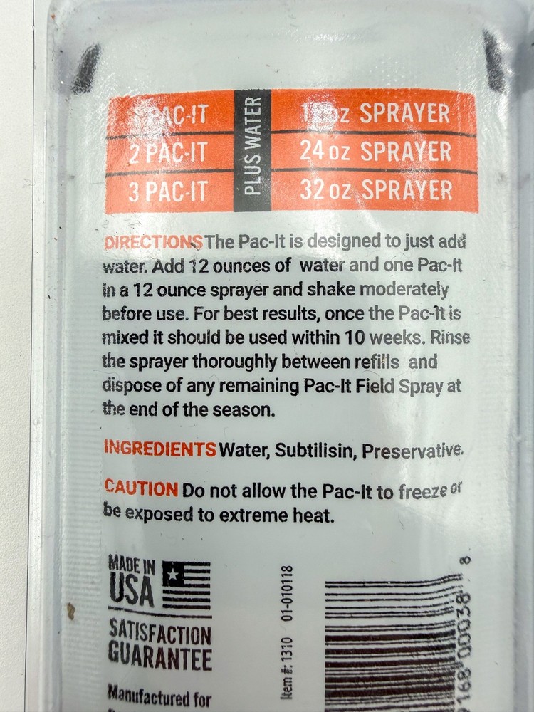 Dead Down Wind Evolve Field Spray Concentrate 6 Pac-It Refills, 0.35 oz Packets