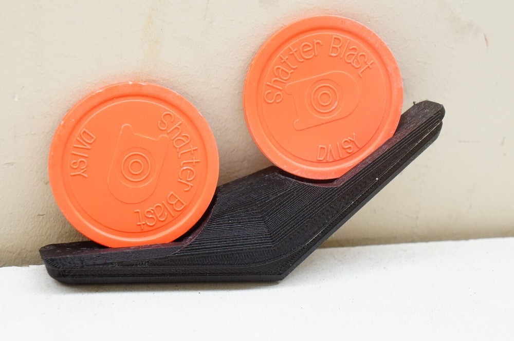 Adapter Block for Holding (2) Small Daisy Shatterblast 2" Disk Pigeon