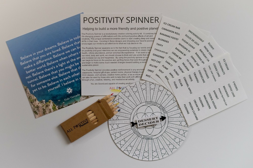 Dessert Decider Spinner Wheel Game Craft Kid Friendly Art Activity 