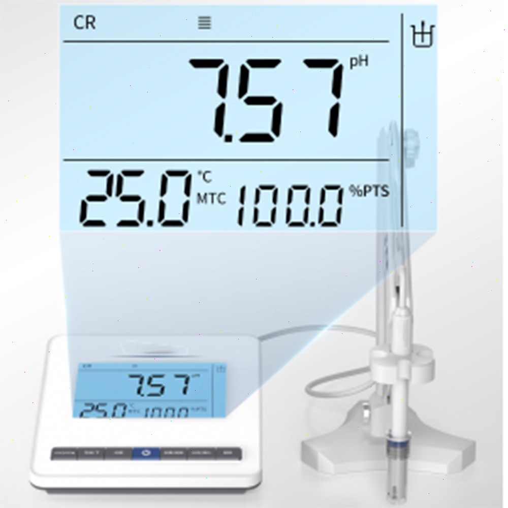 Benchtop pH Tester with PH Buffer Powder Range -999～1999mv 3 Points Calibration