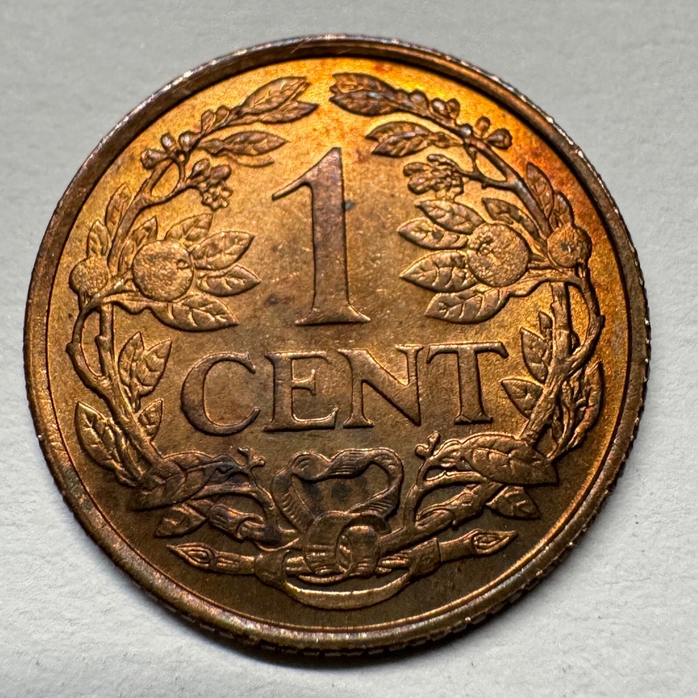 1961 Netherlands Antilles 1 Cent - Coin #C-011