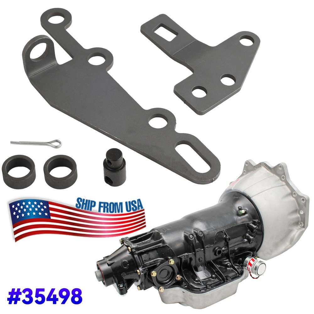 B&M Automatic Transmission Shifter Cable Bracket Kits 35498 For GM TH400,TH350
