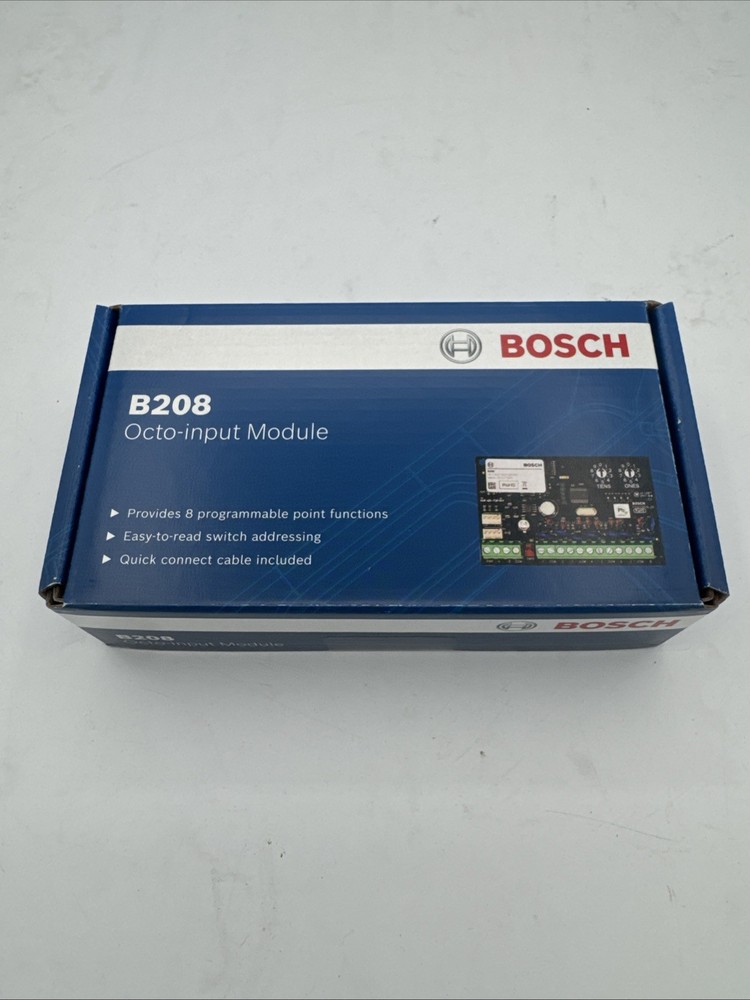 New Bosch Expansion Switch Octo-Input Module Control Panel - B208 Sealed