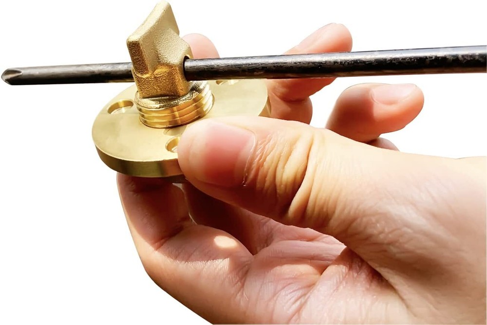 2 PACK Boat Garboard Drain Plug - 1/2" NPT Thread,solid brass Drain Plugs