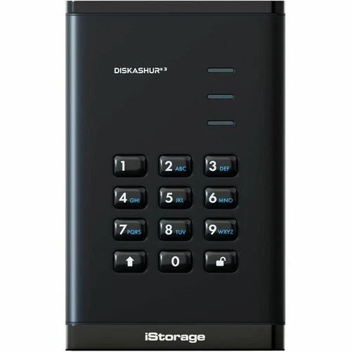 Kanguru IS-DA3-256-2000-B ISTORAGE DISKASHUR3 HDD-PIN-BLK 2TB HARDWARE ENCRYPTED