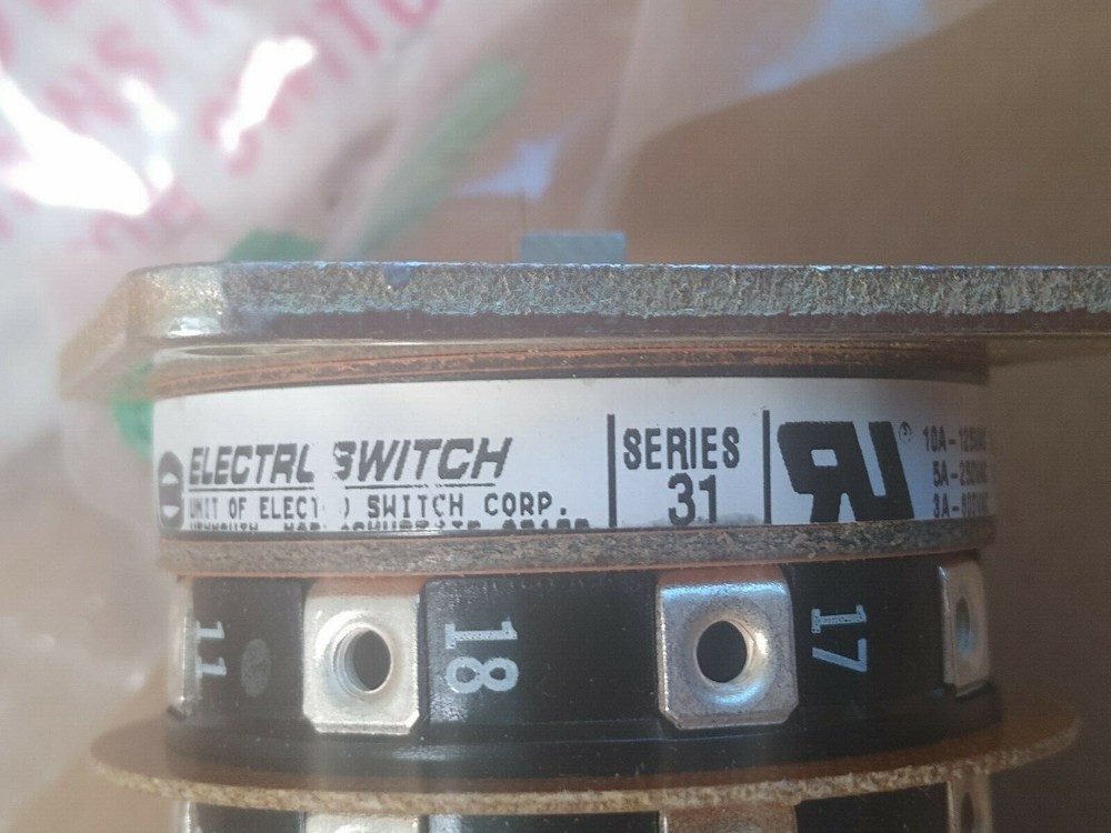 NEW Electroswitch Catalog # 65905LF Rotary Switch Series 31
