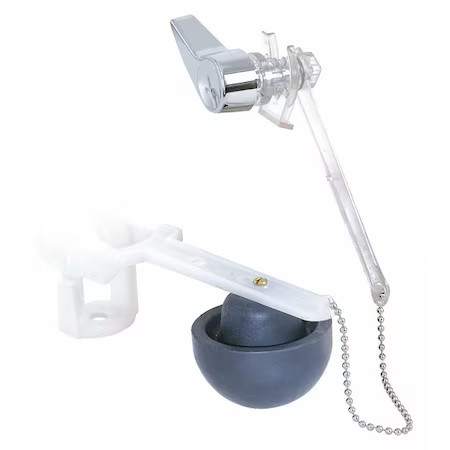 Touch Flush Valve, Plastic, White, 40079