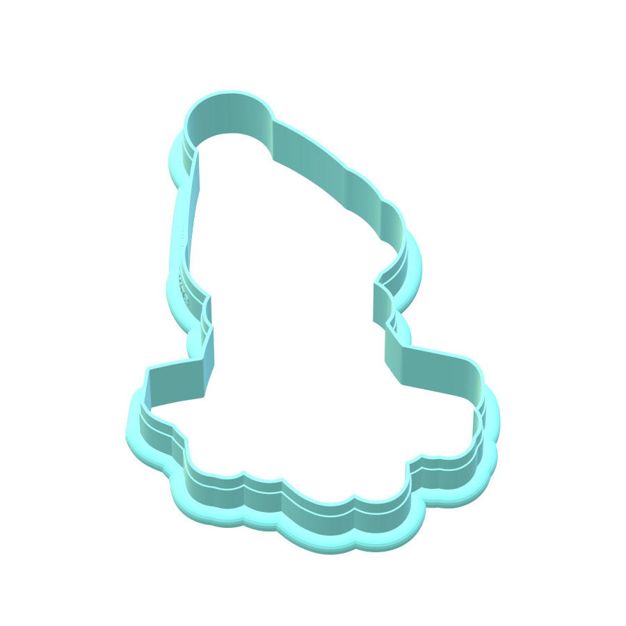 Elf With Lights Cookie Cutters