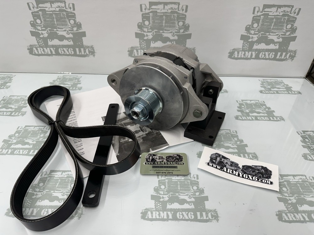 New Alternator With Belt M939 A2 With 8.3 Cummins M939a2 M923a2 M931a2 24v M925