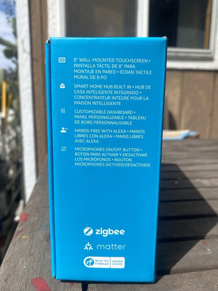 NEW Amazon Echo Hub 8" Smart Home Control Panel with Alexa - White