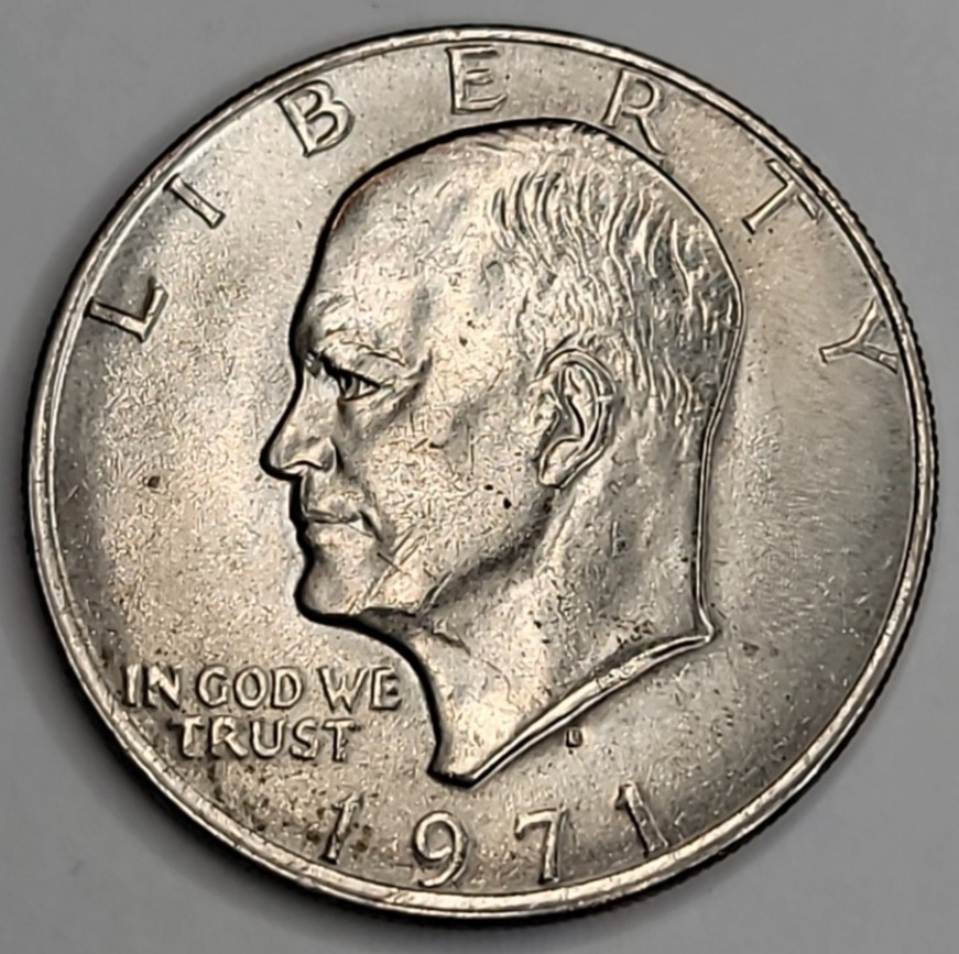 1971 P EISENHOWER - IKE - DOLLAR CIRCULATED CN-CLAD