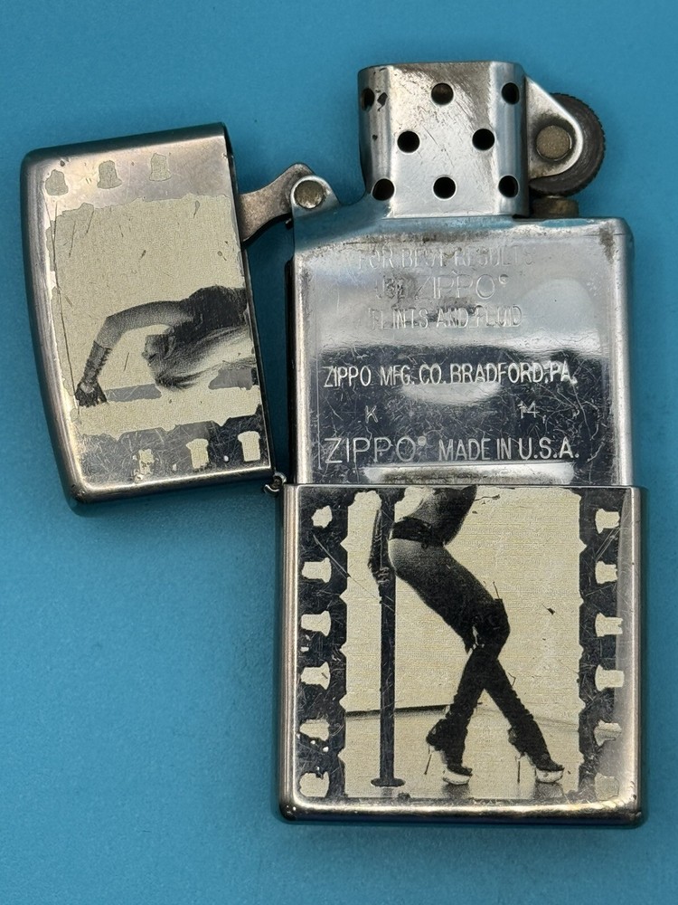 2015 Pole Dancer High Polish Chrome Zippo Lighter