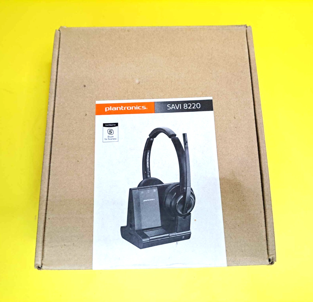 ⚡PLANTRONICS SAVI 8220 PREMIUM WIRELESS HEADSET OFFICE CALL CENTER MULTI-DEVICE⚡