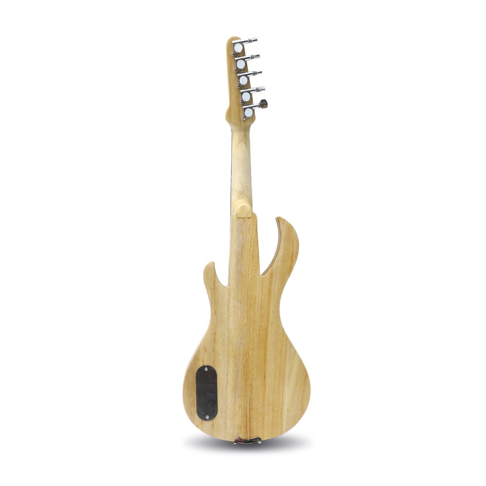 5 String 4/4 Electric Violin Large Jack Style Solid Wood with Case Shoulder Rest