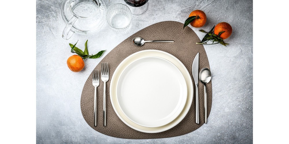 Mepra "Due Ice" 5-Piece Flatware Place Setting Utensils Set
