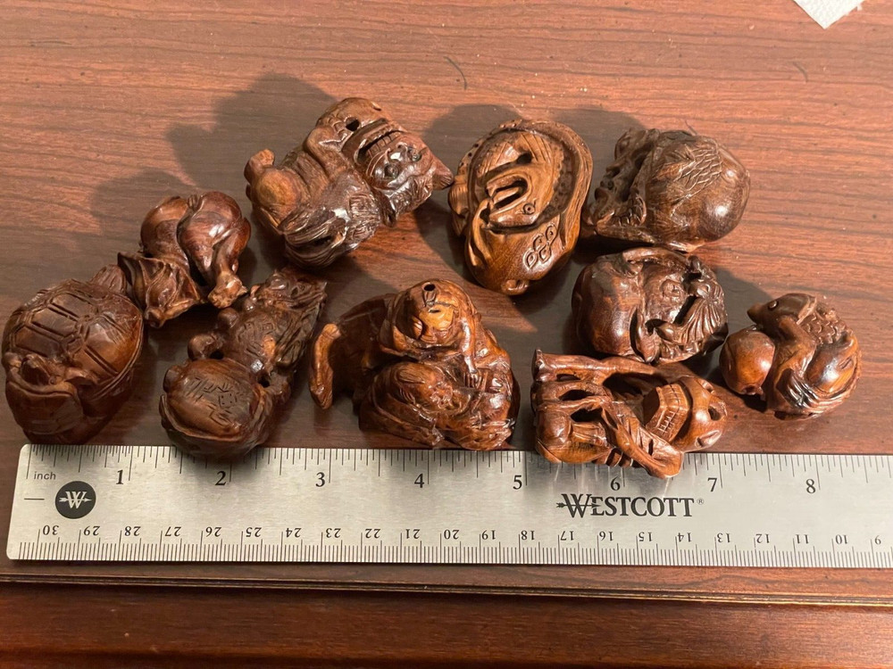 10pcs Wood Carving