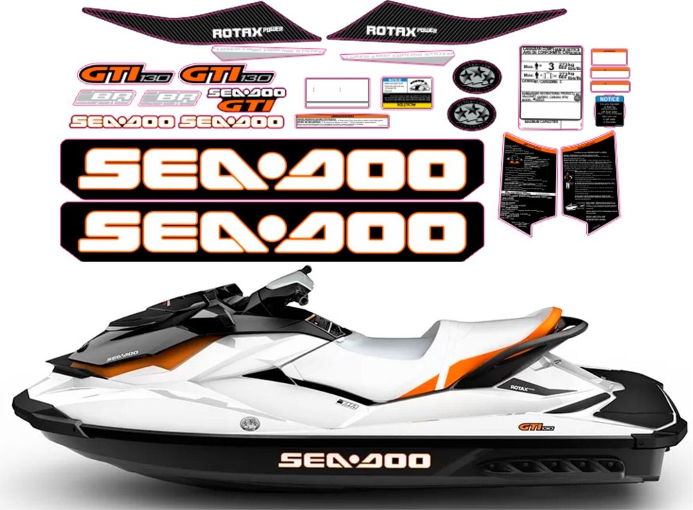 SEADOO GTI 130 2011 Graphics / Decal / Sticker Kit