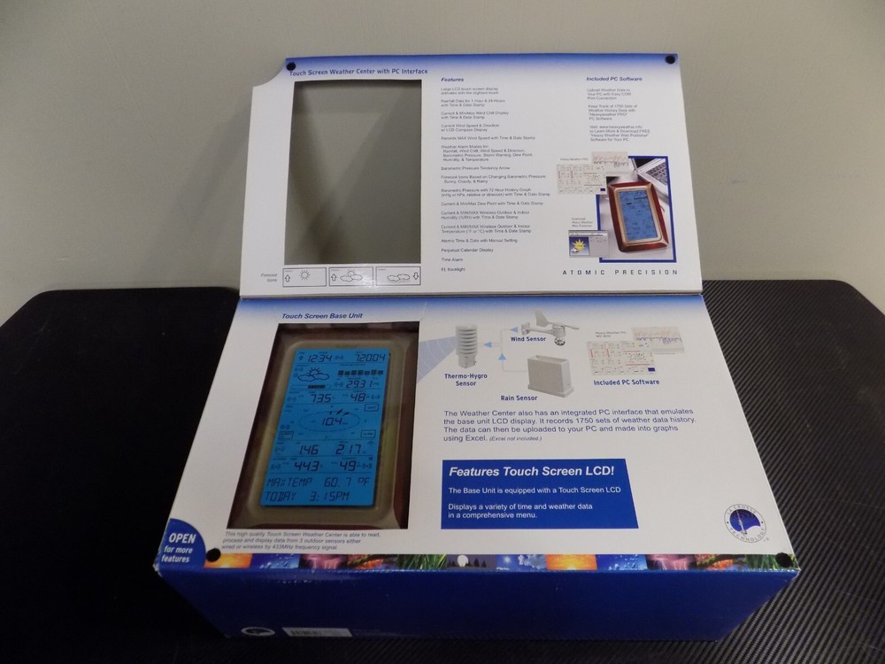 La Crosse Technology Touch Screen Weather W/Pc Interface WS-3610U-CH