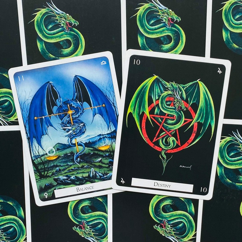 Imperial Dragon Oracle Deck Cards Esoteric Telling US Games Systems NEW