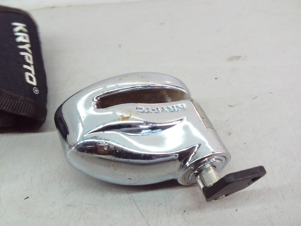 Krypto Disc Lock with Key Chrome