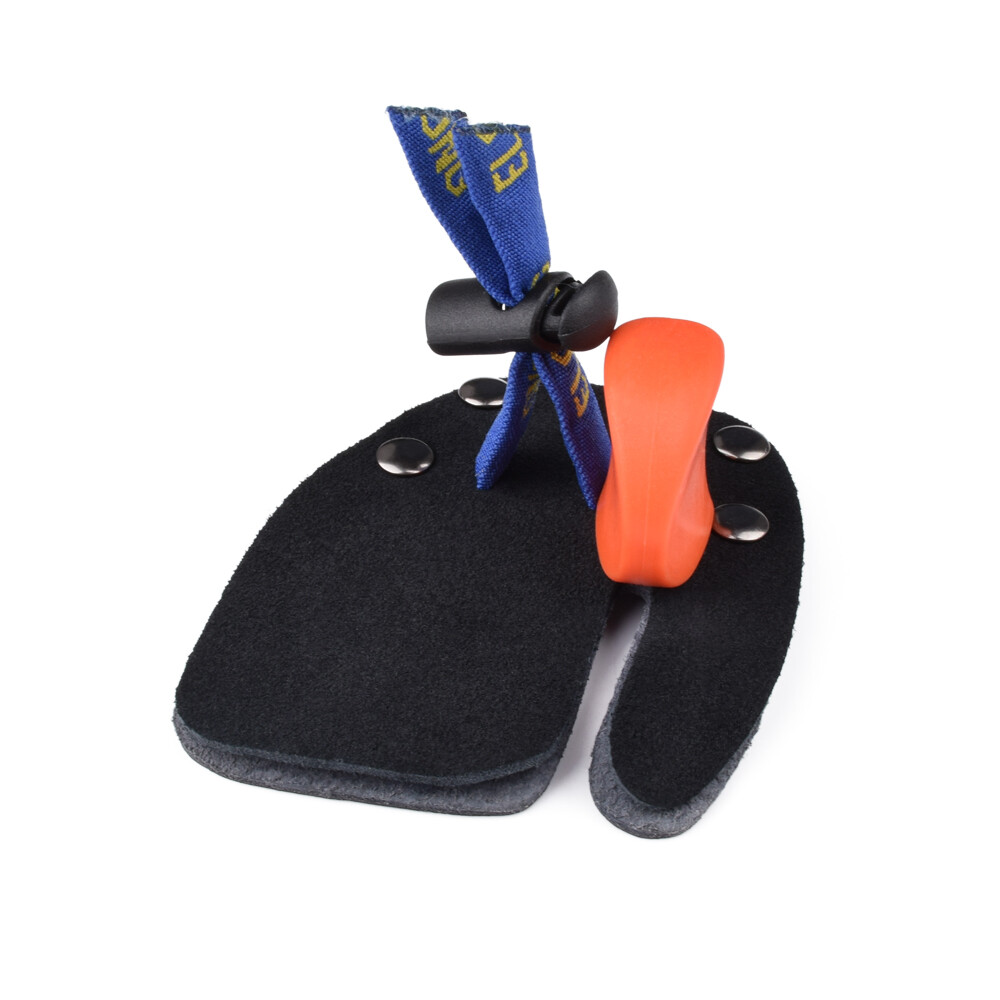Archery Soft Leather Finger Tab Protector Guard Hunting Practice Left/Right Hand