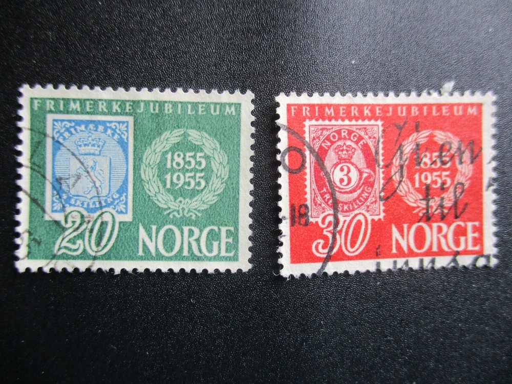 Norway, Scott#337-338, used