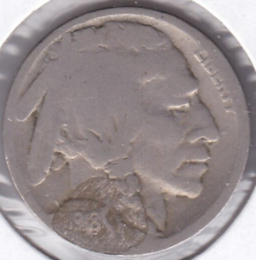 1918 Buffalo Nickel Acid Dated L33
