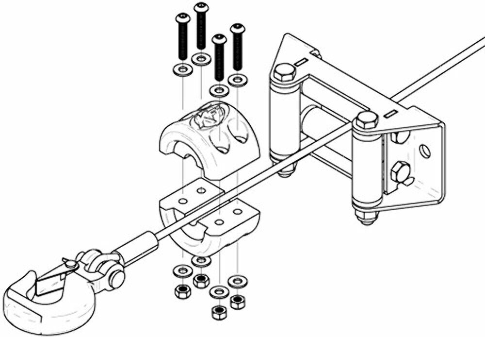 KFI Split Cable Hook Stopper