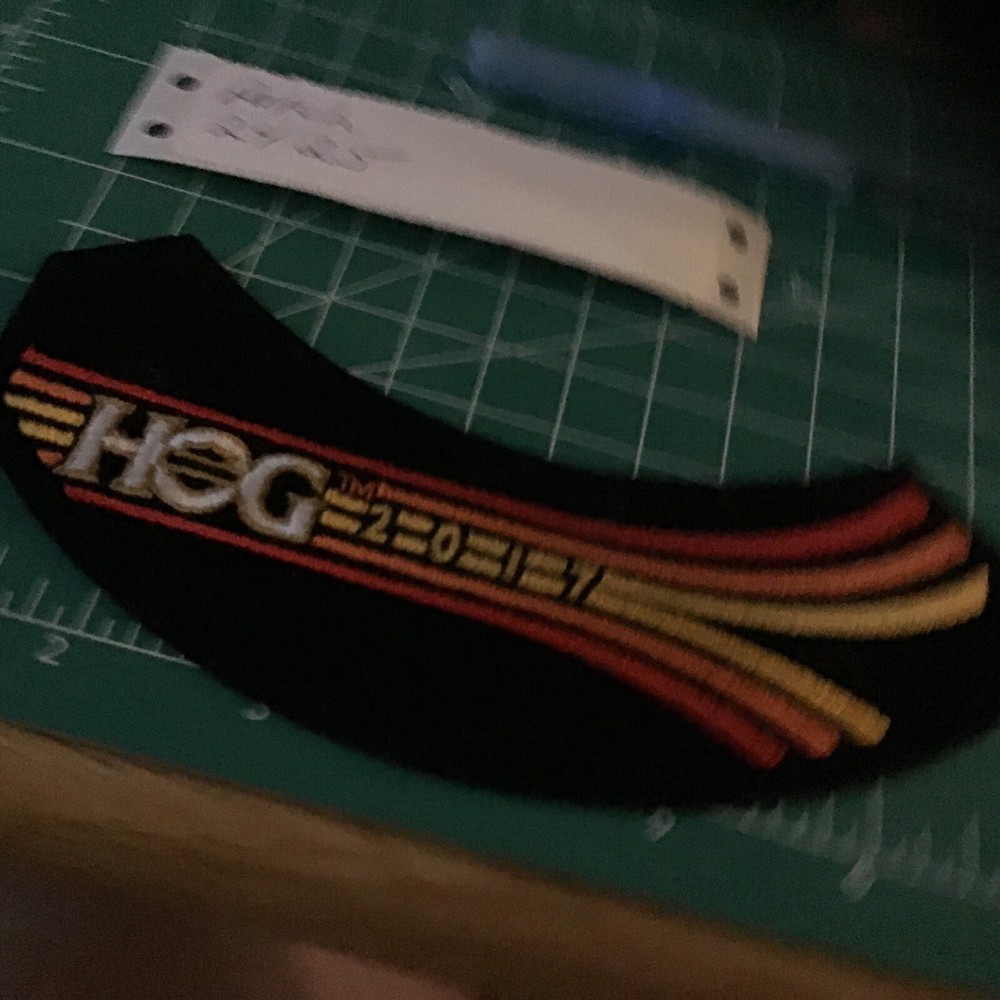 HOG HARLEY DAVIDSON OWNER'S GROUP PATCH 2017 ROCKER