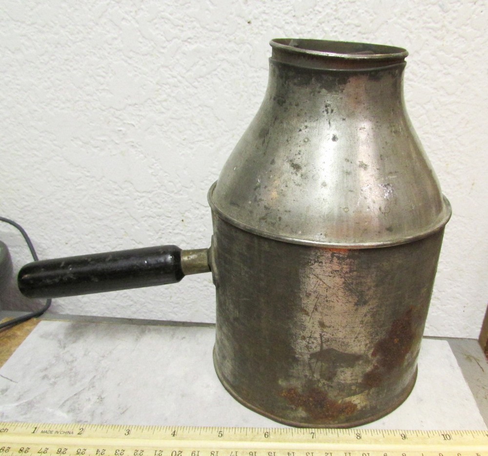 antique 1903 Baker Coffee maker w original filter, missing lid, great home decor