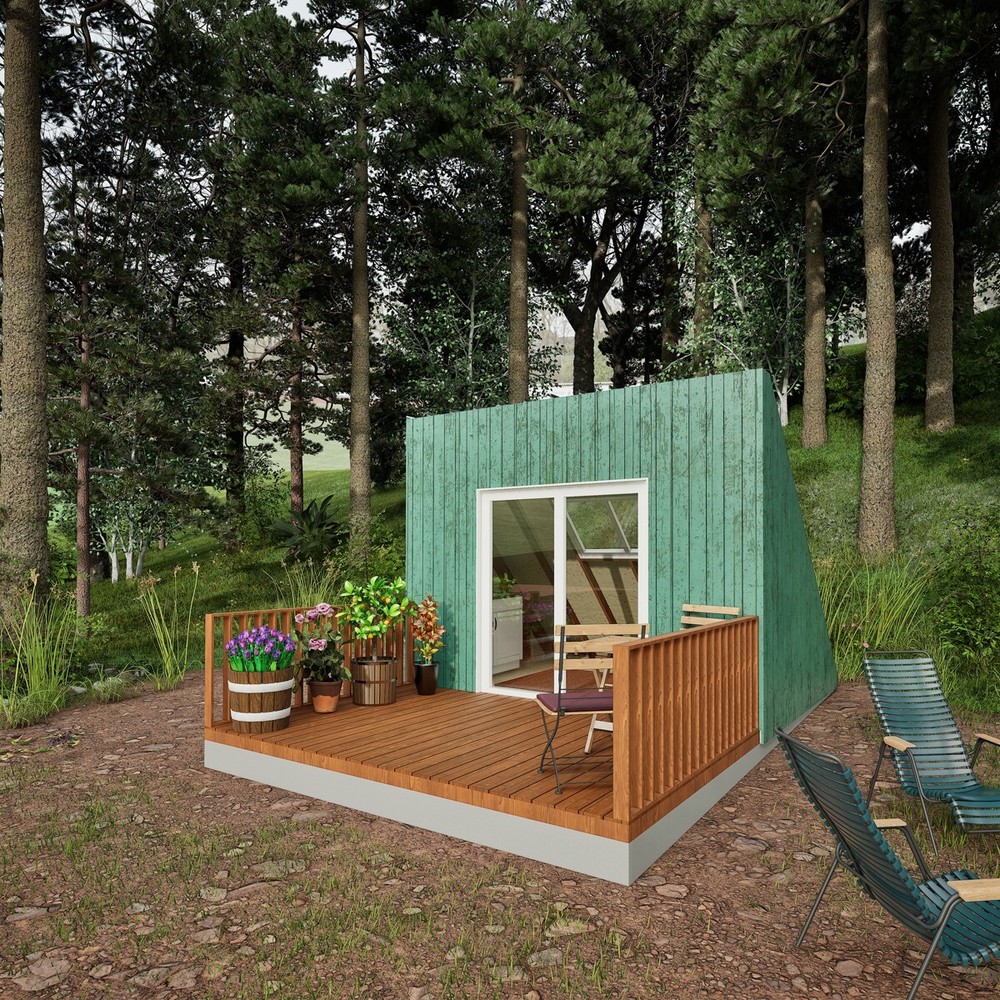 Easy To Build A Frame Cabin Plans, Changeable & Expandable, Hard Copy