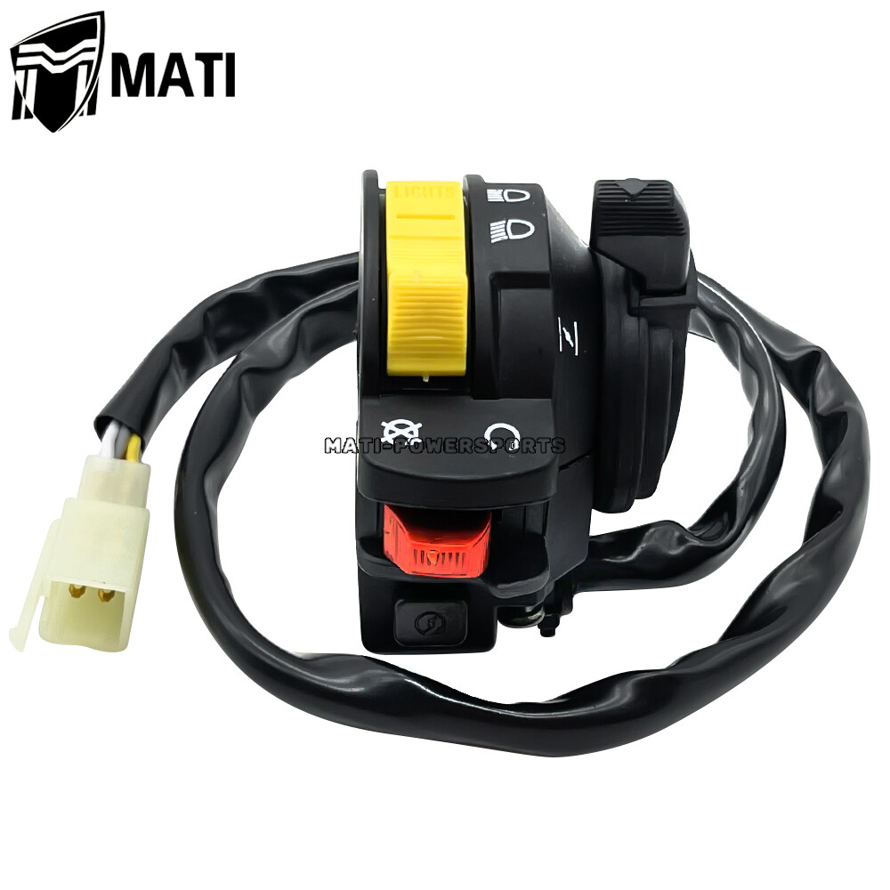 Left Handlebar Control Switch Start Stop Headlight for Arctic Cat ATV 3509-017
