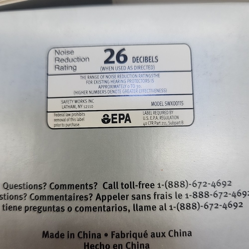 Safety Works Ear Muffs Adjustable Headband [93]